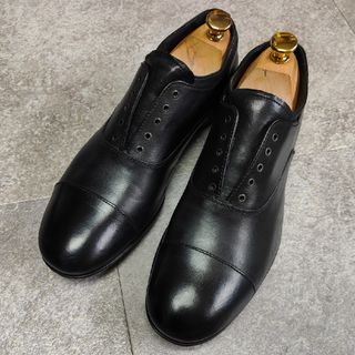 プラダ(PRADA)の【PRADA】プラダ ノーレースデザイン ストレートチップレザーシューズ(ドレス/ビジネス)