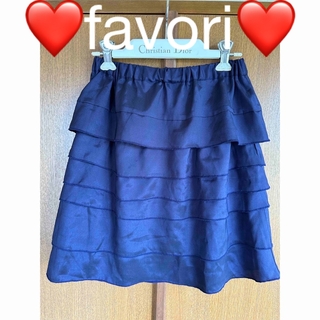 ファボリ(FAVORI)の❤️favori❤️6段フリル❤️スカート❤️(ひざ丈スカート)