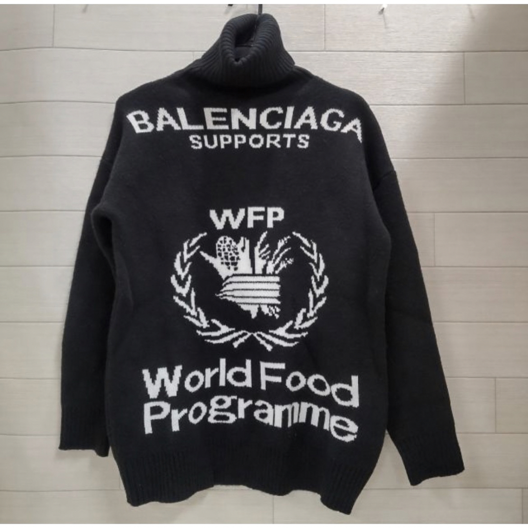 バレンシアガ（BALENCIAGA）WFPタートルネックニットセーター-