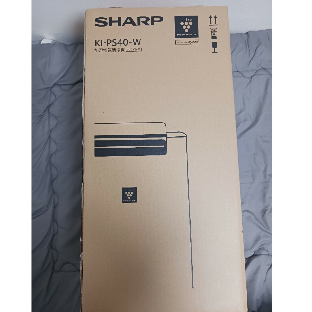 SHARP 加湿空気清浄機 ホワイト KI-PS40-W