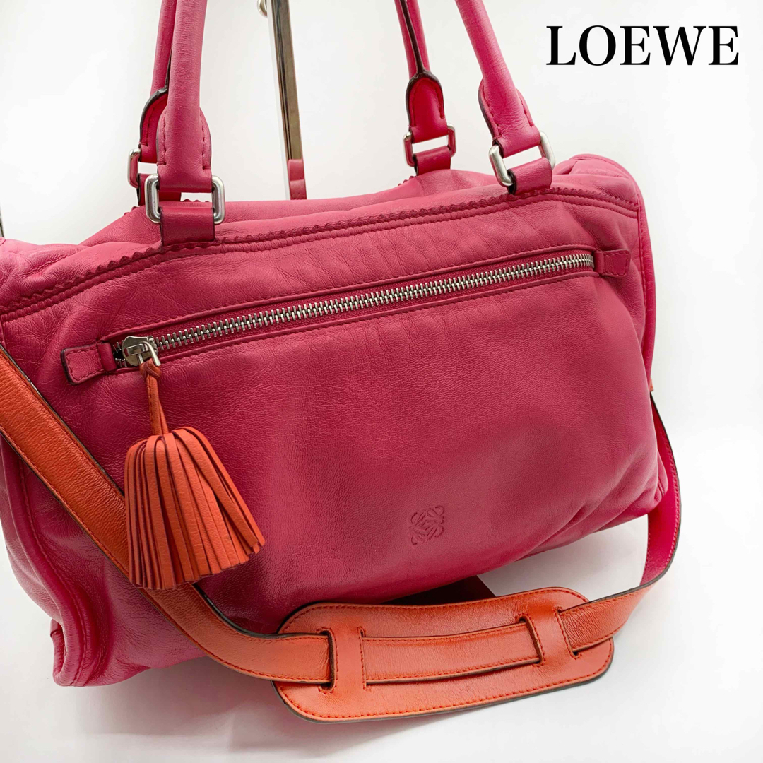 超美品✨LOEWE ロエベ　2wayショルダーバッグ　ハンドバッグ　アナグラム