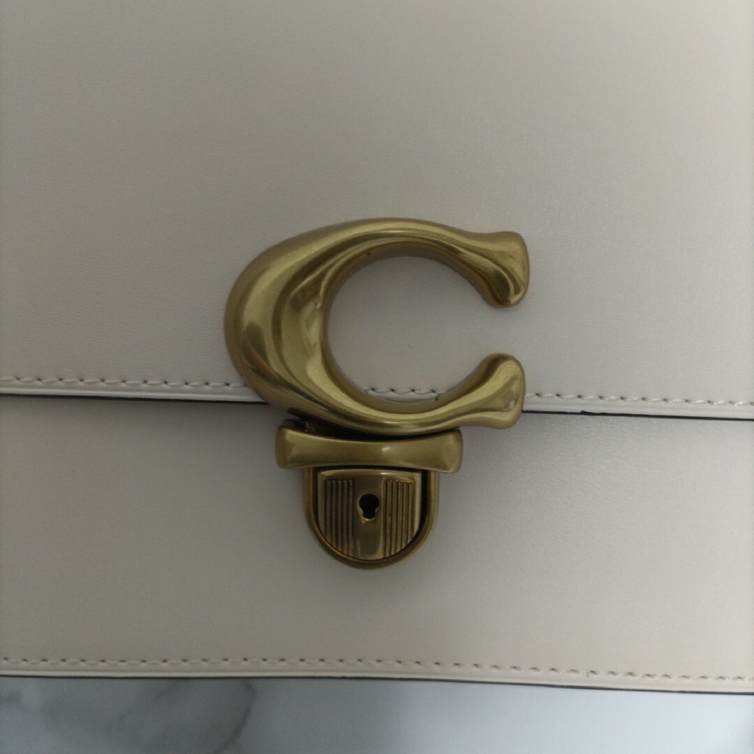 COACH コーチ ストゥディオ レザー ショルダーバッグ ホワイト