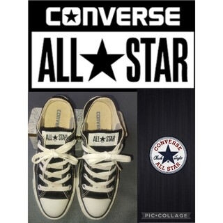 オールスター(ALL STAR（CONVERSE）)のCONVERSE  ALL STAR  OX BLACK LOW  23.0cm(スニーカー)