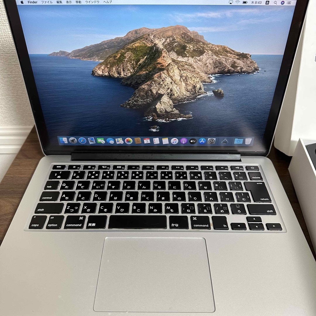 MacBook Pro 13インチretinaディスプレイ