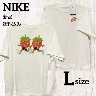 ナイキ(NIKE)の新品★NIKE★いちご柄★半袖★tシャツ★Lサイズ(Tシャツ(半袖/袖なし))