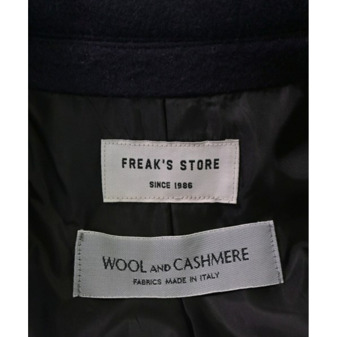 FREAK'S STORE(フリークスストア)のFREAK'S STORE フリークスストア チェスターコート S 紺 【古着】【中古】 メンズのジャケット/アウター(チェスターコート)の商品写真