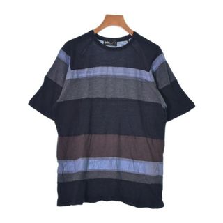 kolor Tシャツ・カットソー 2(M位) 黒x白xグレー等(ボーダー)