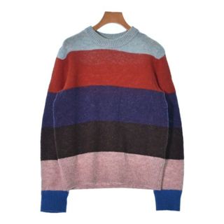 アクネストゥディオズ(Acne Studios)のAcne Studios ニット・セーター XS 紺x緑x茶等(総柄) 【古着】【中古】(ニット/セーター)