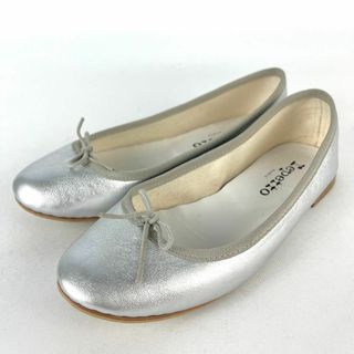 レペット バレエシューズ パンプス repetto シルバー　36 美品