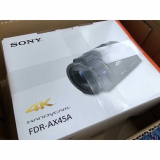 ソニー(SONY)のSONY ビデオカメラ FDR-AX45A ブラック 新品未使用品(ビデオカメラ)