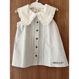 セシルマクビー(CECIL McBEE)のCECIL McBEE セシルマクビー 子供服 ノースリーブ 90cm(Tシャツ/カットソー)