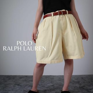 ポロラルフローレン(POLO RALPH LAUREN)の【ポロラルフローレン】2タック ワイド クラシックチノ カラー ショーツ W38(ショートパンツ)