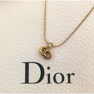 Dior ディオール❤️ゴールド ネックレス ビジュー CD - ネックレス