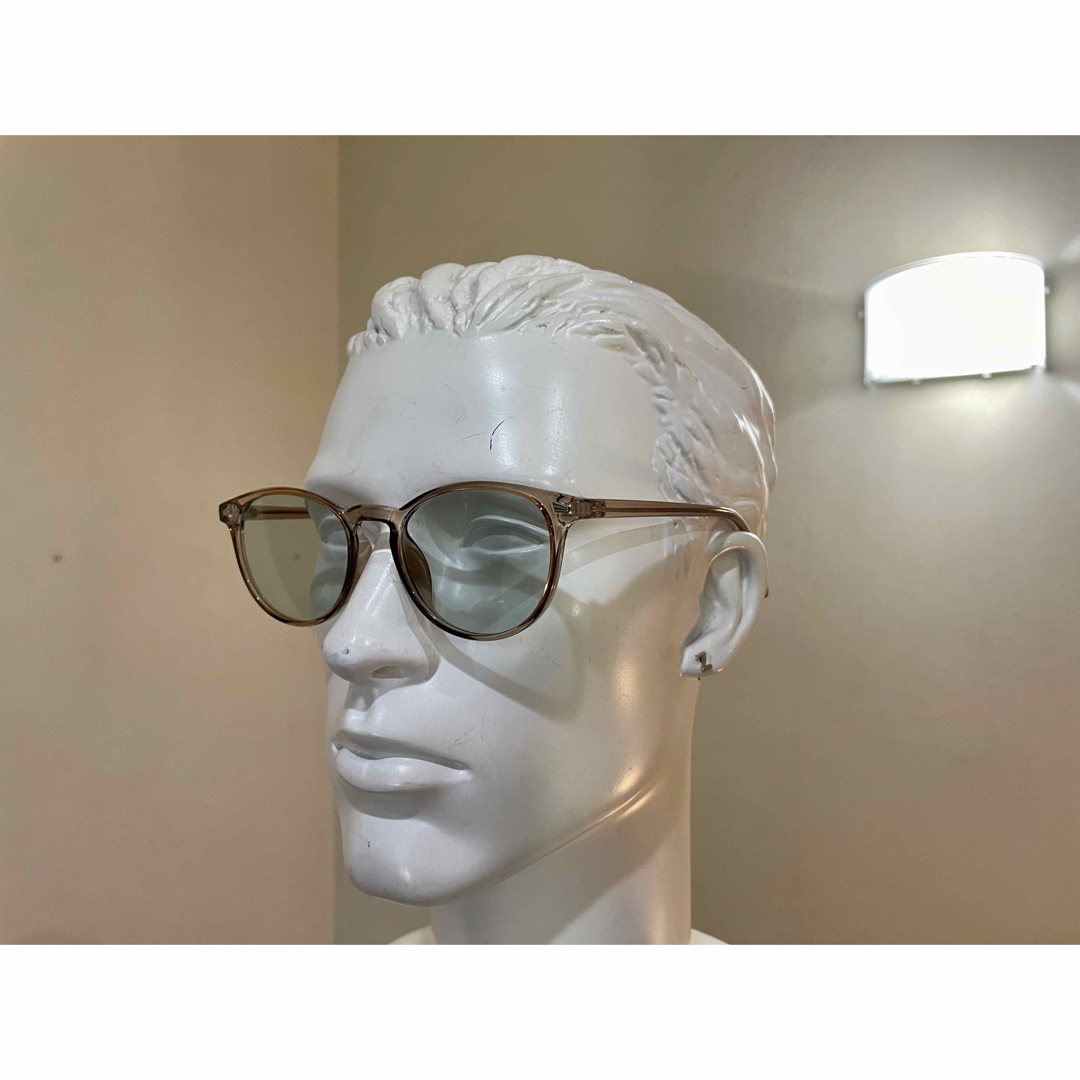 NEW洗練された上質感クリアブラウンフレームＵＶライトペールグリーンレンズ レディースのファッション小物(サングラス/メガネ)の商品写真