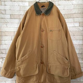 【希少】エルエルビーン　LLBean XL ジャケット　襟コーデュロイ　ライナー