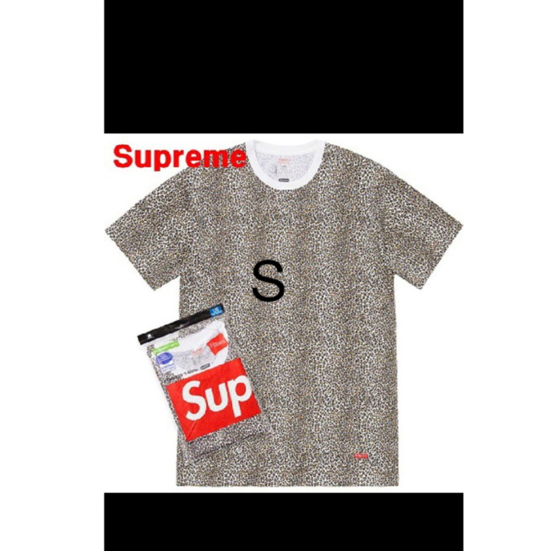 Supreme(シュプリーム)のsupreme Hanes Tee レオパードS 新品未使用 バラ売り1枚 メンズのトップス(Tシャツ/カットソー(半袖/袖なし))の商品写真