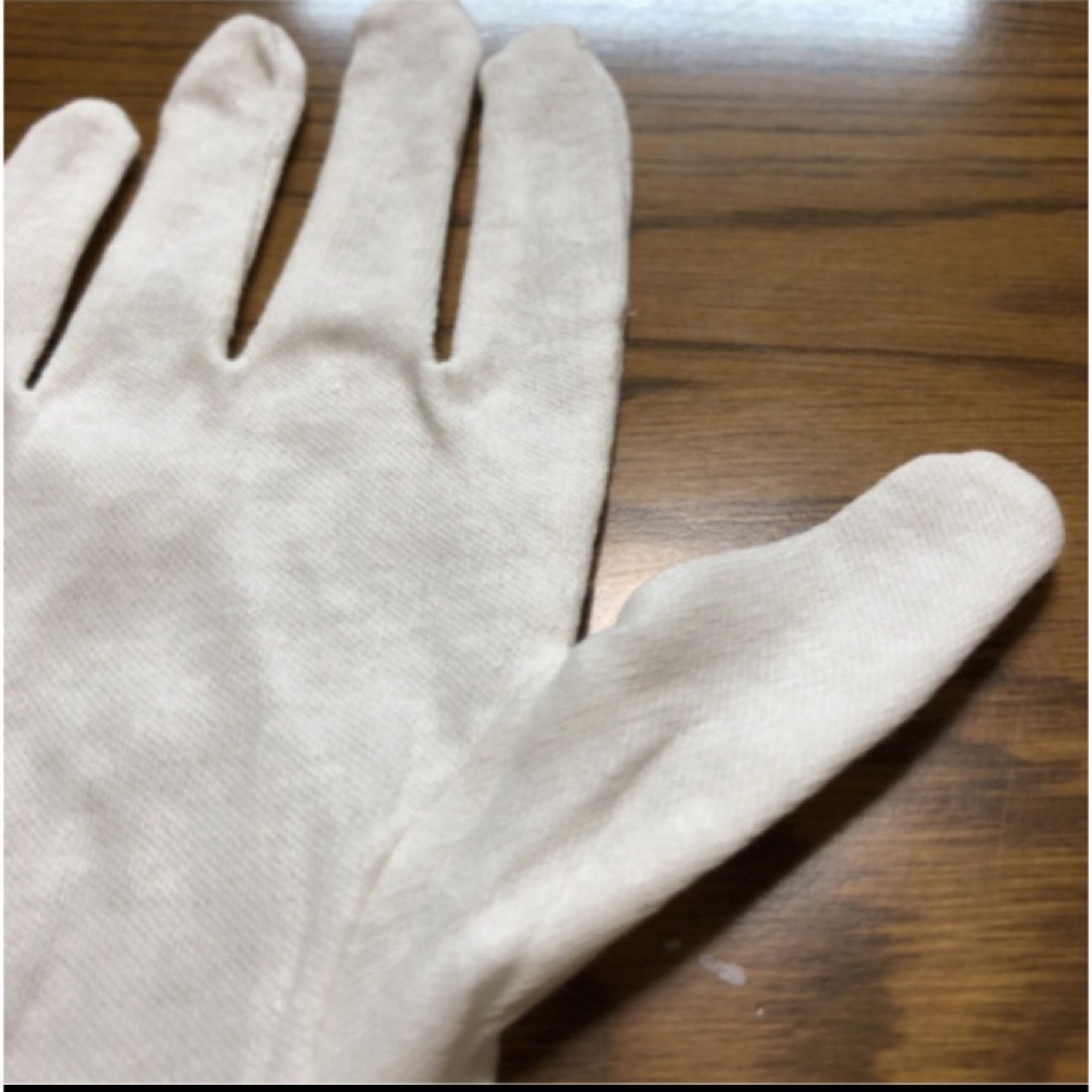 白い綿の手袋　M  12枚