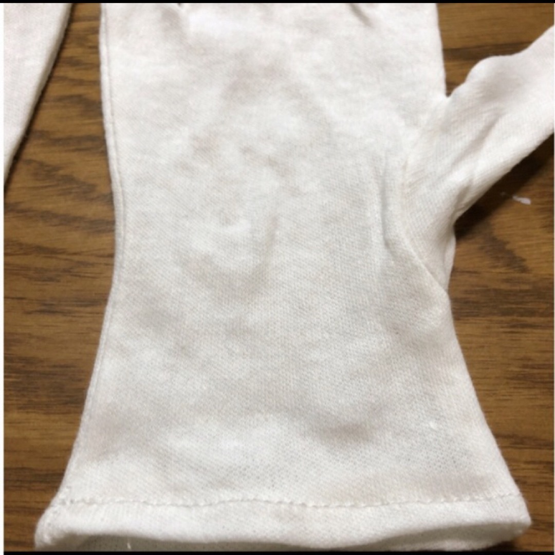 白い綿の手袋　S  4枚 レディースのファッション小物(手袋)の商品写真