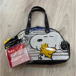 ピーナッツ(PEANUTS)のピーナッツ　スヌーピー　ビニールプールバック➕スイムキャップ(その他)