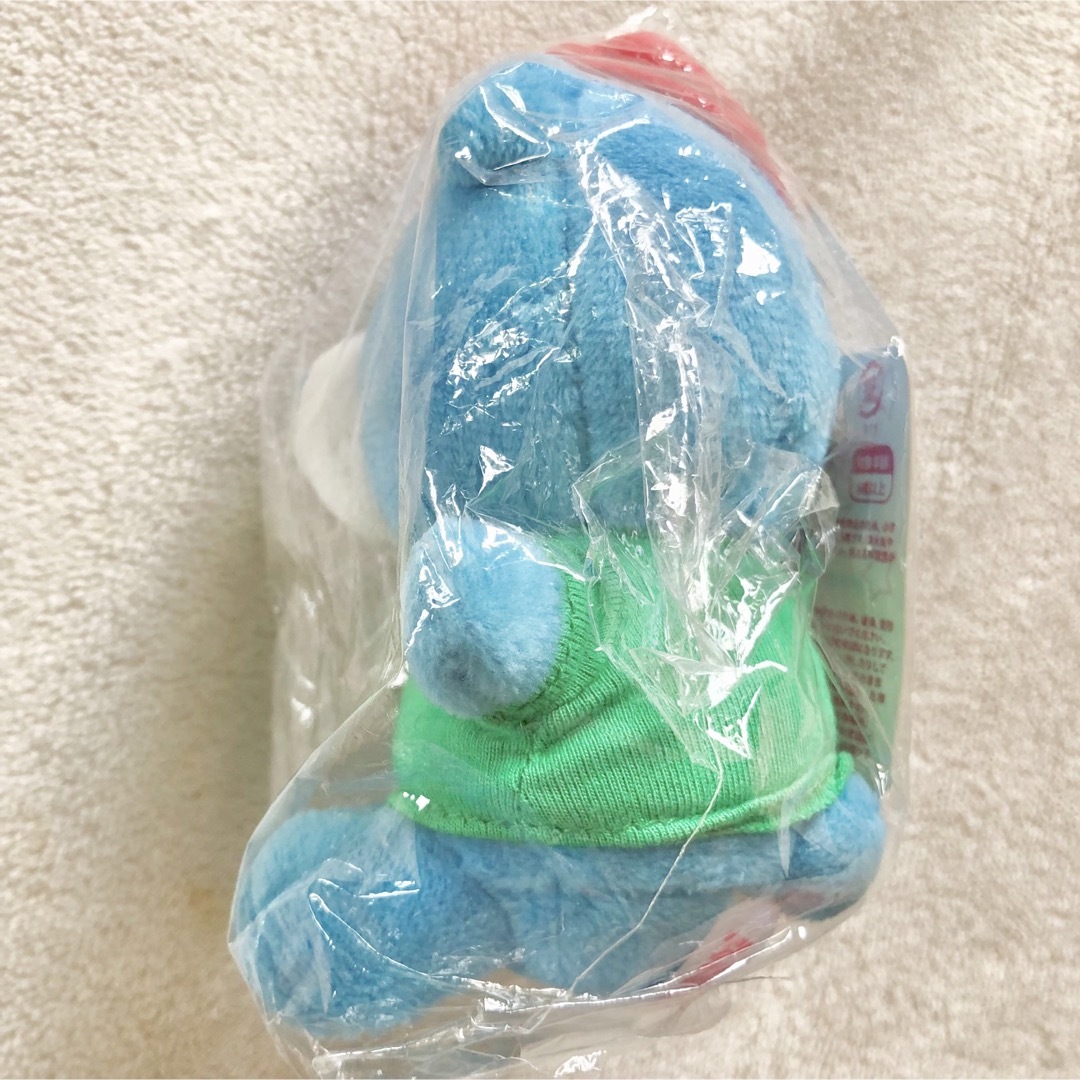 ANAP(アナップ)の新品ANAPマスコットぬいぐるみ　ブルー青　ストラップ付　ANAPベアー　 エンタメ/ホビーのおもちゃ/ぬいぐるみ(ぬいぐるみ)の商品写真