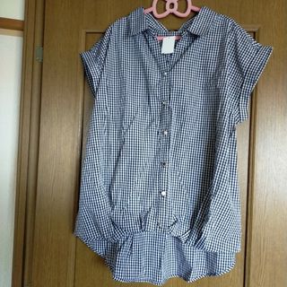 アベイル(Avail)の★新品★定価2530円ギンガムチェックブラウス 大きいサイズ(シャツ/ブラウス(半袖/袖なし))