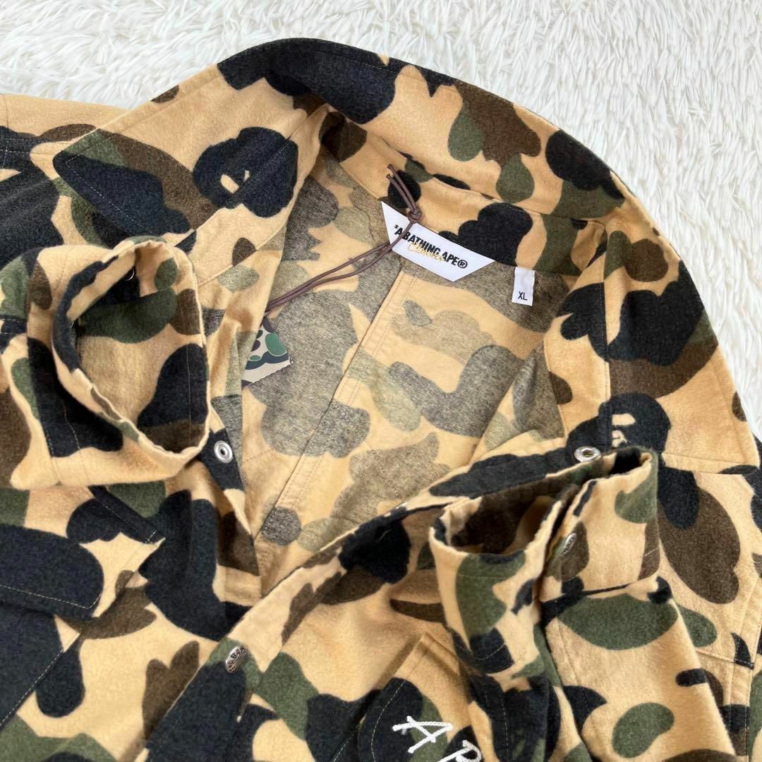 【フォロー割】WTAPS ダブルタップス　ダックカモ　シャツ　Lサイズ　迷彩