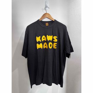 HUMAN MADE x KAWS ロゴプリントTシャツ 黒 2XL 正規品保証