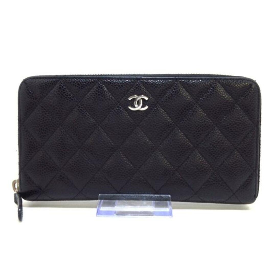 CHANEL - CHANEL(シャネル) 長財布 マトラッセ 黒の通販 by ブラン ...