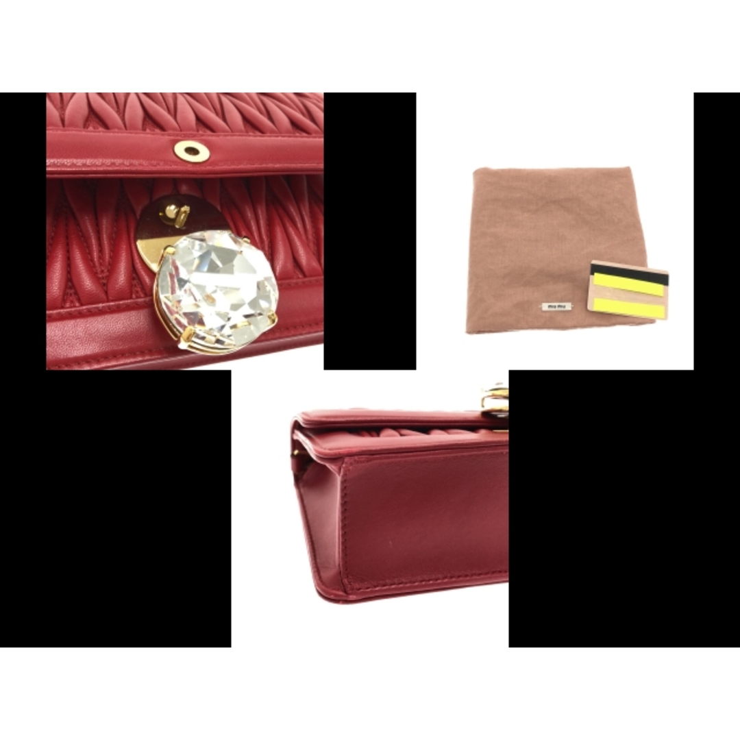 miumiu(ミュウミュウ)のミュウミュウ ショルダーバッグ美品  レディースのバッグ(ショルダーバッグ)の商品写真