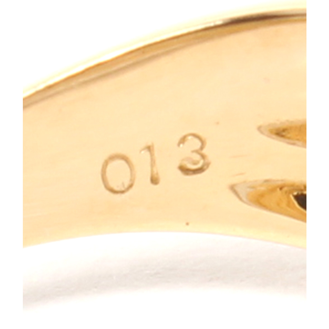 美品   リング 指輪 K18 ダイヤ0.13ct    レディース 10号 3