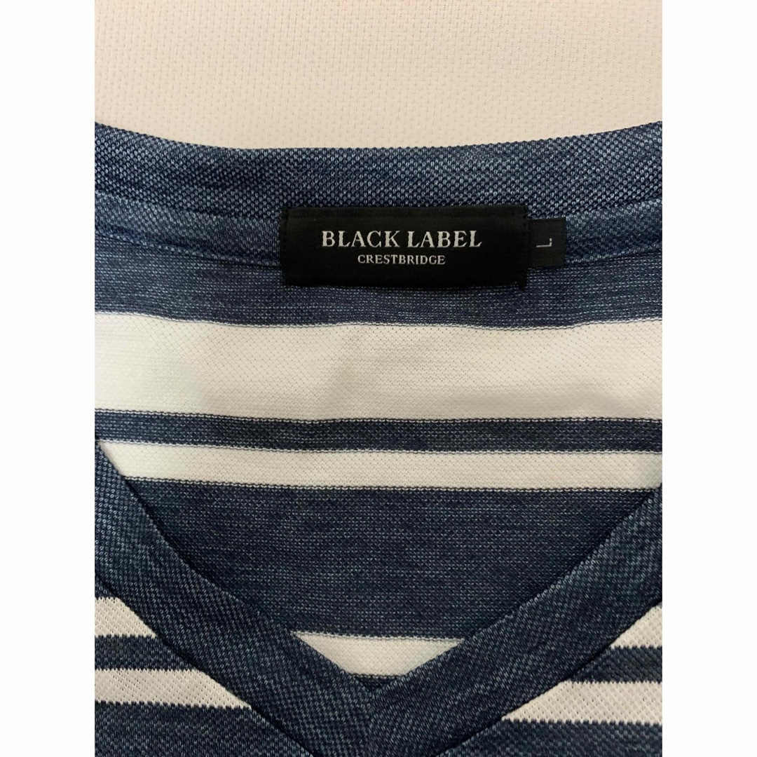 BURBERRY BLACK LABEL(バーバリーブラックレーベル)のBLACK LABEL Ｖネックtシャツ メンズのトップス(Tシャツ/カットソー(半袖/袖なし))の商品写真