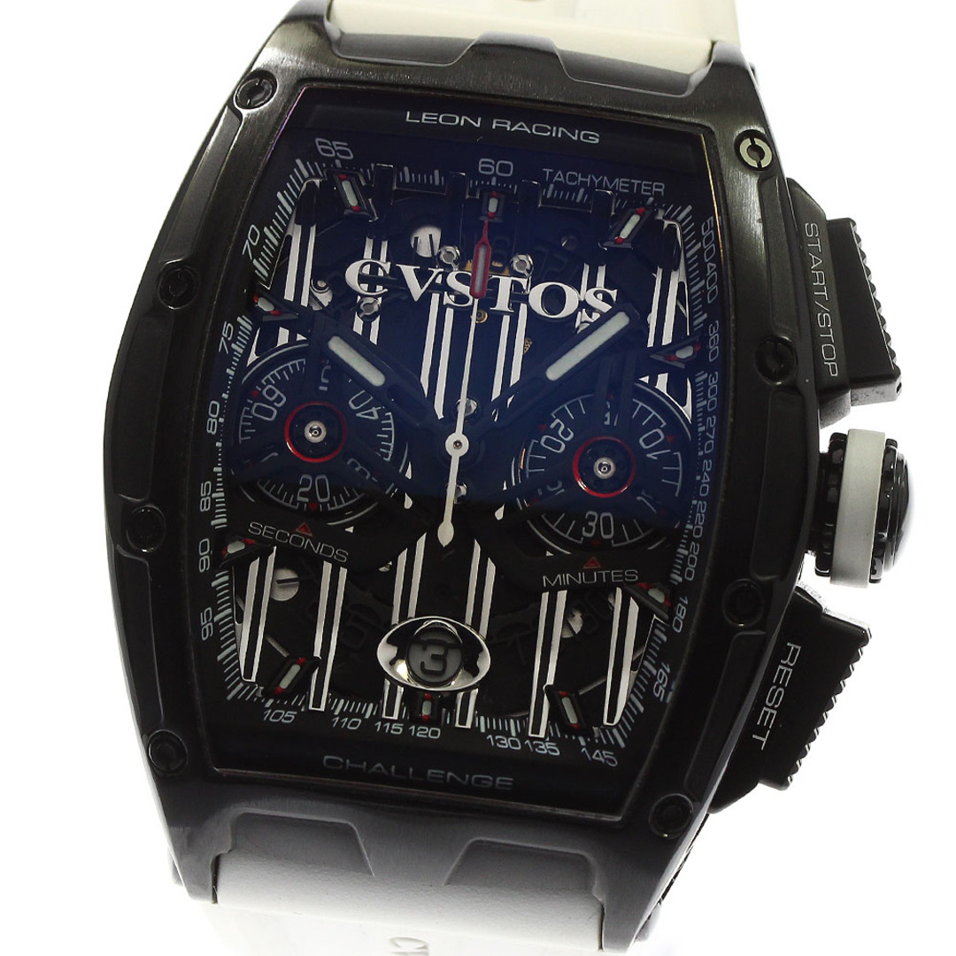 CVSTOS(クストス)のクストス CVSTOS チャレンジクロノ2 レオンレーシング3rdエディション デイト 自動巻き メンズ 箱付き_763621 メンズの時計(腕時計(アナログ))の商品写真