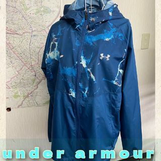 アンダーアーマー(UNDER ARMOUR)のアンダーアーマ ☆フード付ジャンパー XLサイズ(ナイロンジャケット)