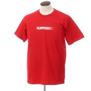 シュプリーム(Supreme)の【中古】シュプリーム Supreme 2023年春夏 Motion Logo Tee クルーネック 半袖Ｔシャツ レッド【サイズL】【メンズ】(Tシャツ/カットソー(半袖/袖なし))