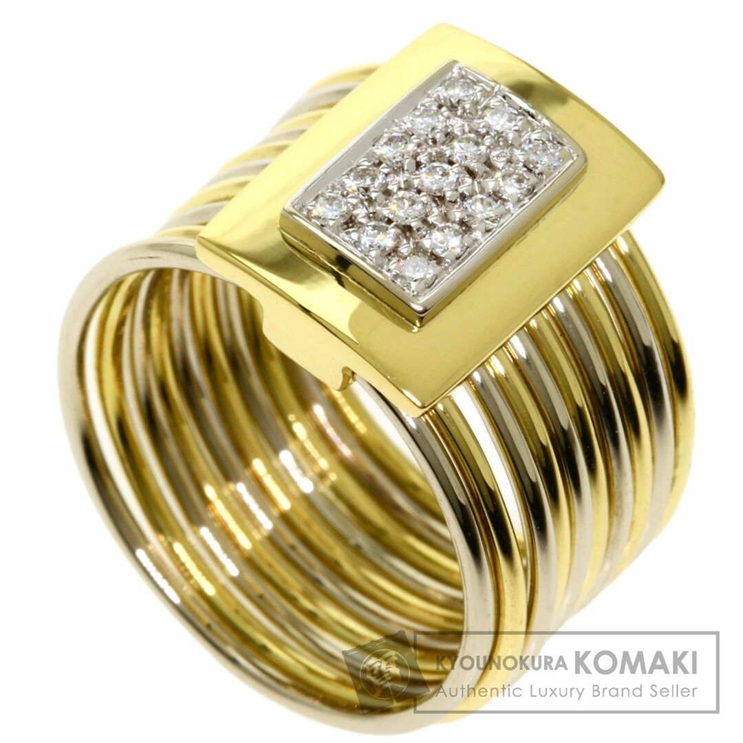 Damiani(ダミアーニ)のDamiani 10連 ダイヤモンド リング・指輪 K18YG K18WG レディース レディースのアクセサリー(リング(指輪))の商品写真