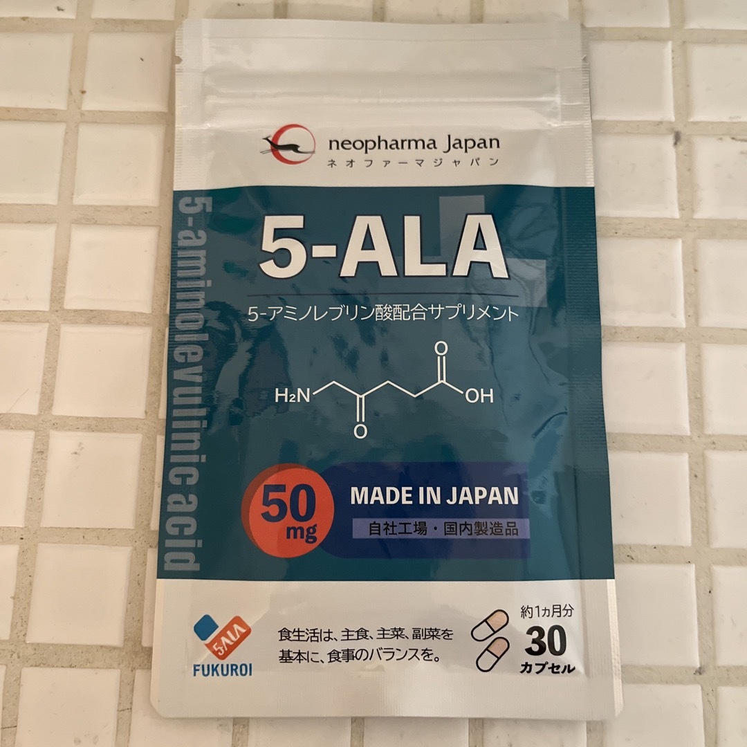 ALA(アラ)のmichanさん専用　5-ALA 5-アミノレブリン酸配合サプリメント 食品/飲料/酒の健康食品(アミノ酸)の商品写真