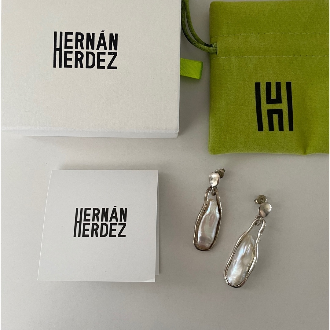 Ron Herman(ロンハーマン)のHernan Herdez パール シルバーピアス 未使用中古 エルナンエルデス レディースのアクセサリー(ピアス)の商品写真