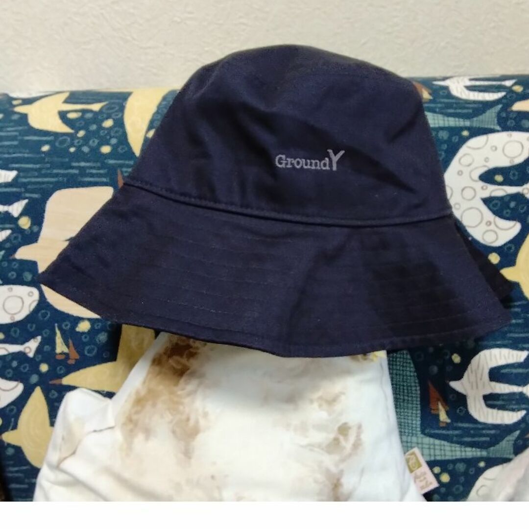 Ground Y ヨウジヤマモト ニューエラ バケットハット ネイビー M Ground Y ヨウジヤマモト ニューエラ バケットハット ネイビー M