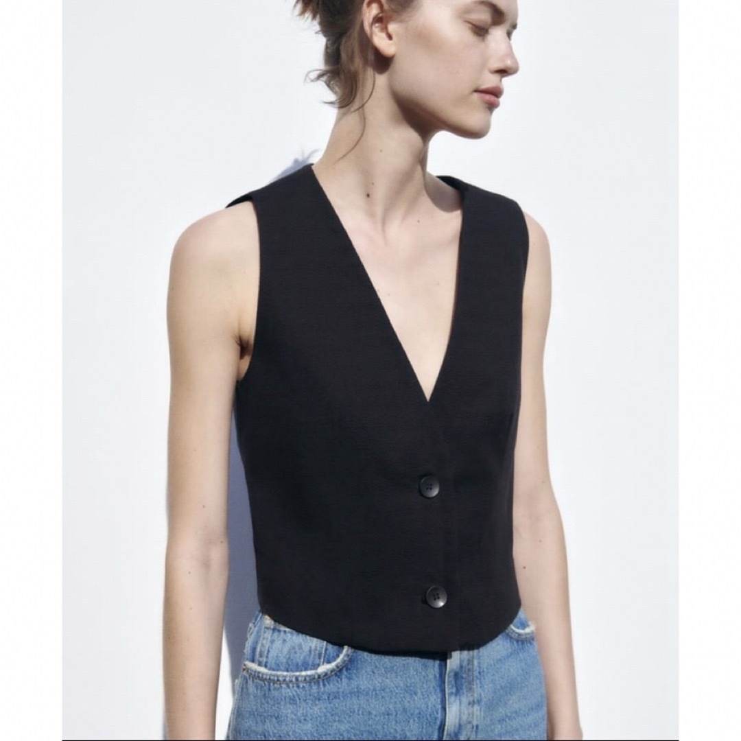 ZARA - ZARA ベスト 未使用の通販 by ☆しばらくの間お休みし ZARA - ZARA ベスト 未使用の通販 by ☆しばらくの間お休みし