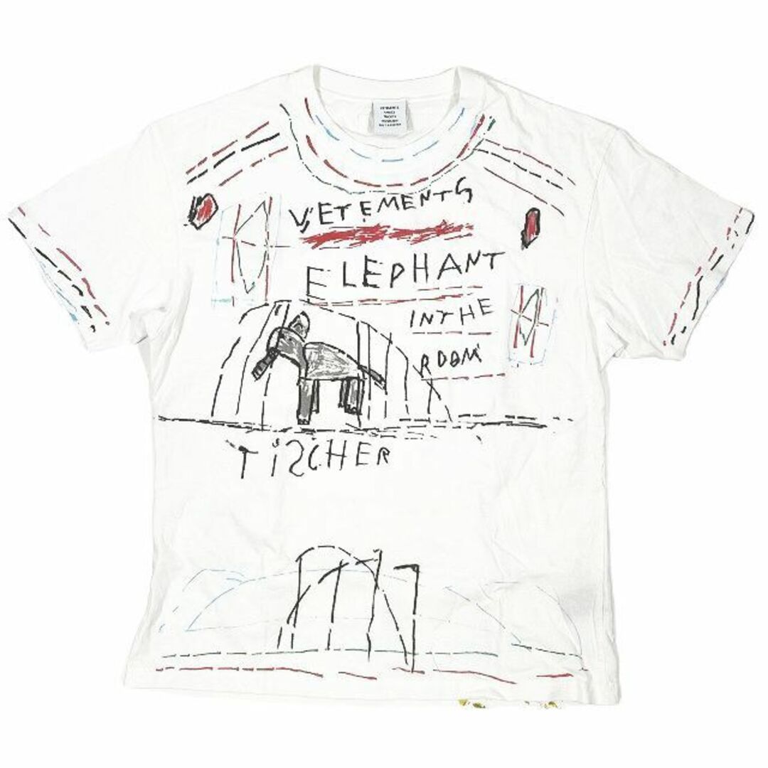 VETEMENTS drawing print Tシャツ