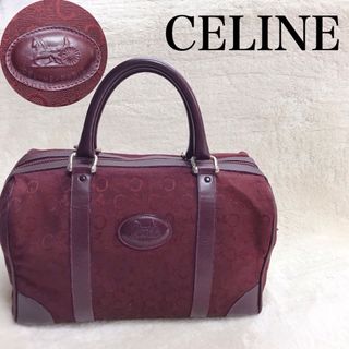 セリーヌ(celine)のCELINE ヴィンテージ Cマカダム 馬車 ミニボストン ハンドバッグ(ハンドバッグ)