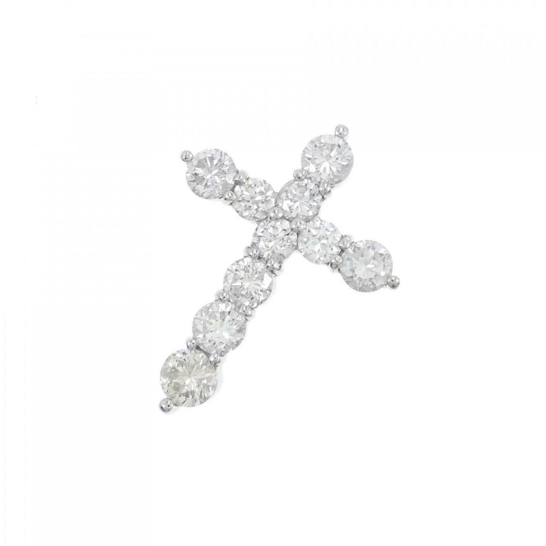 PT クロス ダイヤモンド ペンダント 1.00CT