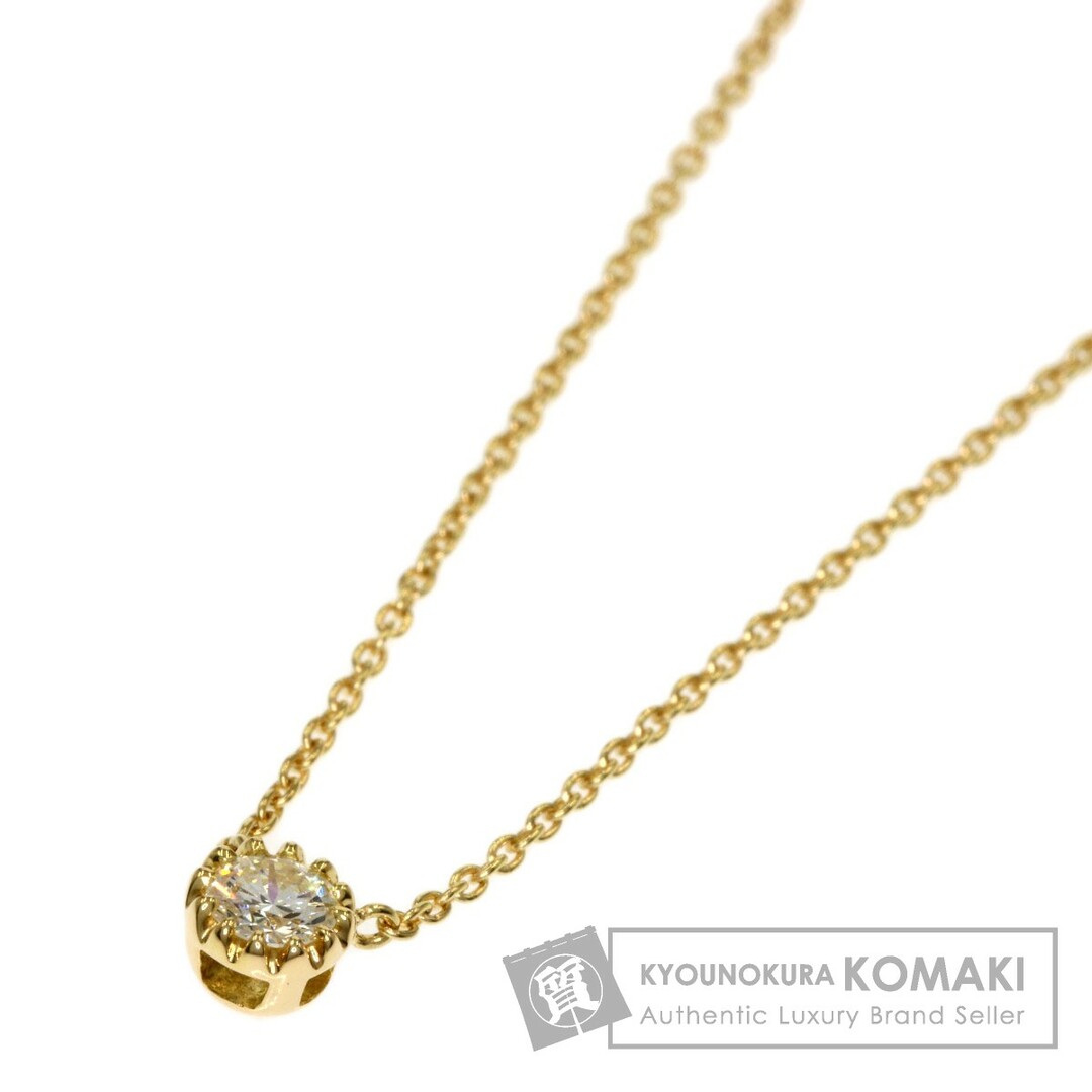 K18YGサイズSTAR JEWELRY ダイヤモンド ネックレス K18YG レディース