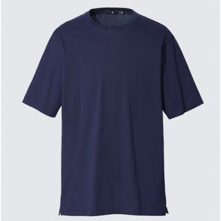 ユニクロ(UNIQLO)のユニクロ・スーピマコットンリラックスフィットクルーT半袖（未使用・タグ付き）(Tシャツ/カットソー(半袖/袖なし))