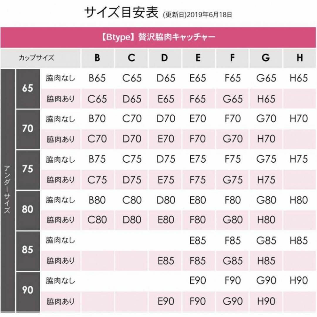 HEAVEN Japan(ヘヴンジャパン)のヘブンジャパン　贅沢脇肉キャッチャー B75 M 補正下着 ブラジャー  レディースの下着/アンダーウェア(ブラ&ショーツセット)の商品写真