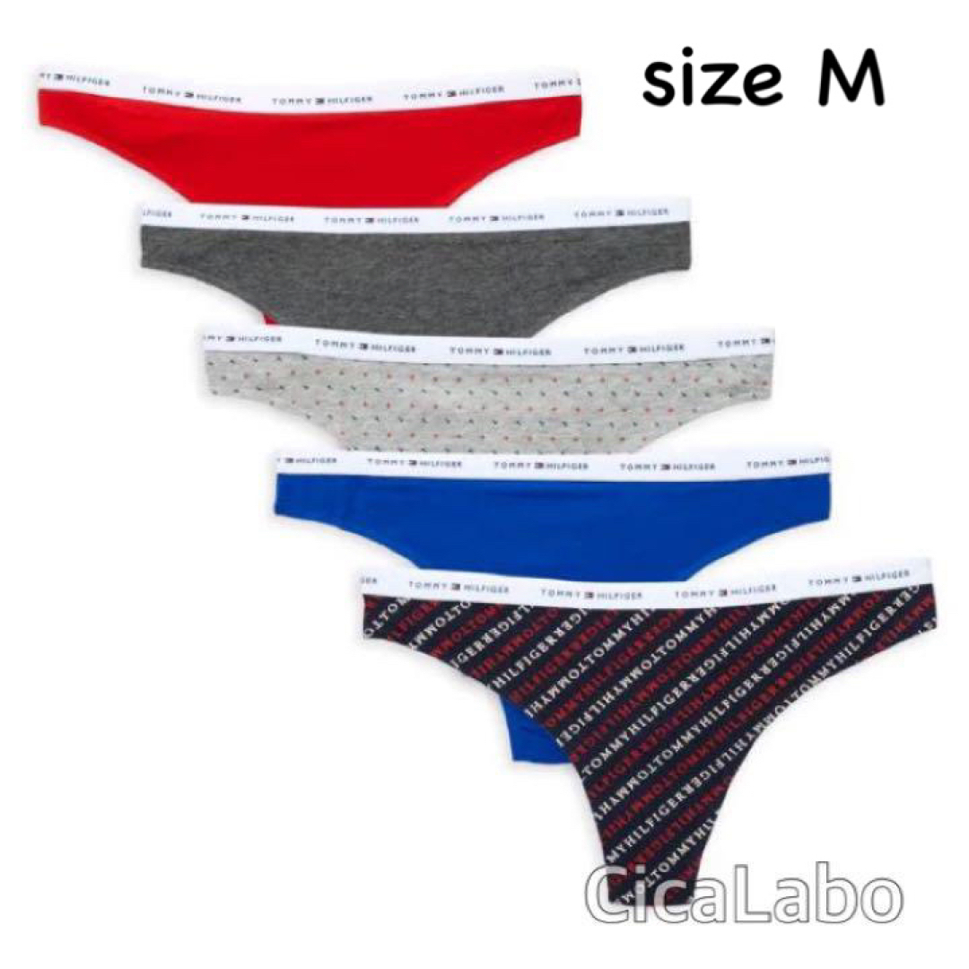 TOMMY HILFIGER - 【新品】トミー Tバック ショーツ 5枚セット M ①の