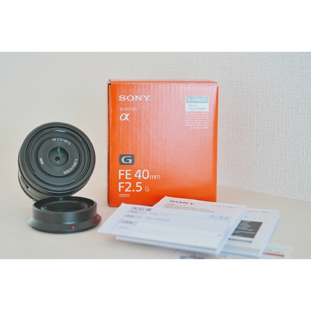 美品】SONY ソニー 標準単焦点レンズ FE 40mm F2.5 G | domaine