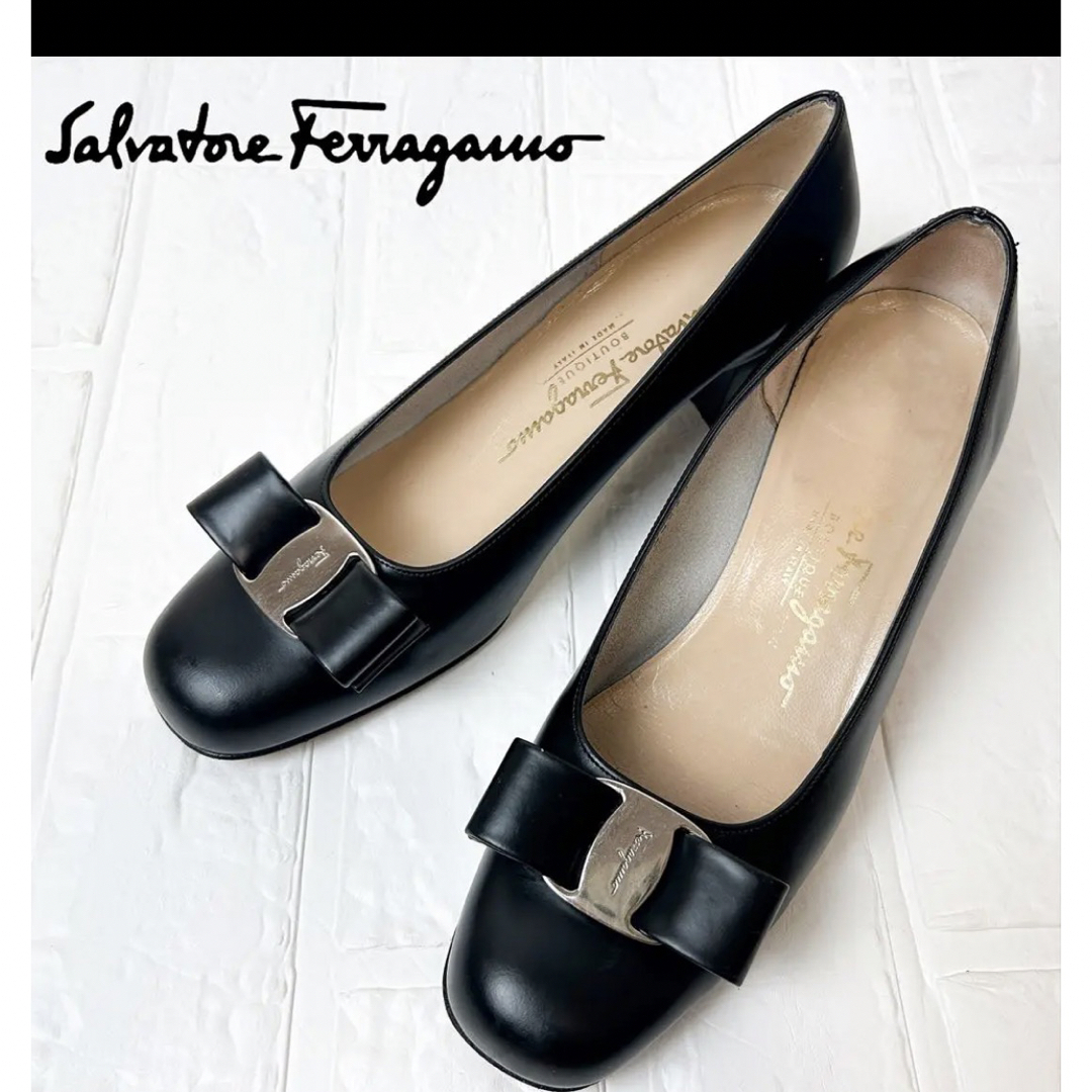 Salvatore Ferragamo - 【美品】サルバトーレフェラガモ パンプス ...