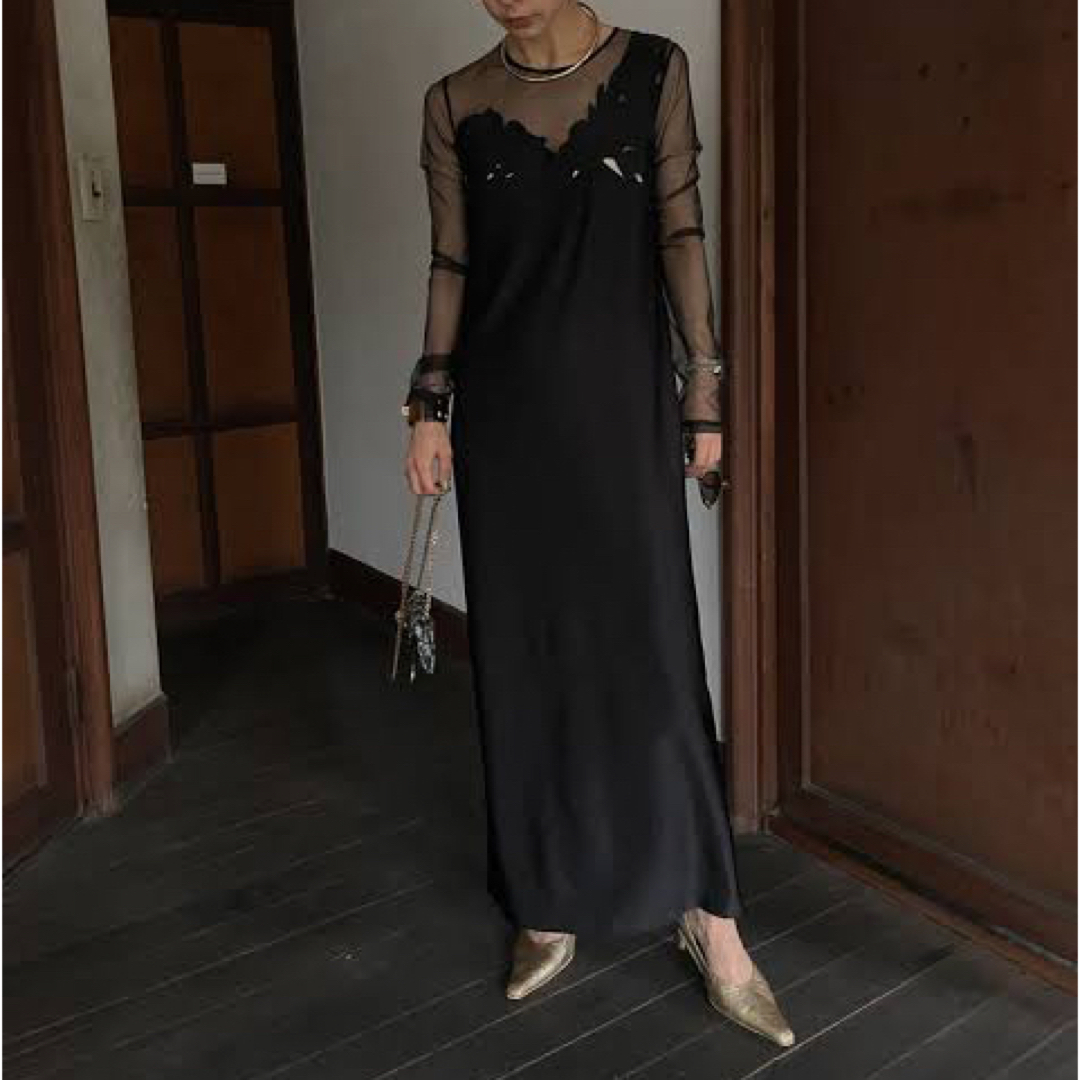 ワンピースameri vintage  UND RENEE CUTWORK DRESS