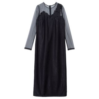 アメリヴィンテージ(Ameri VINTAGE)のAmeri VINTAGE UND RENEE CUTWORK DRESS(ロングワンピース/マキシワンピース)